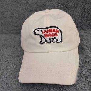 Human Made Bear Cap White